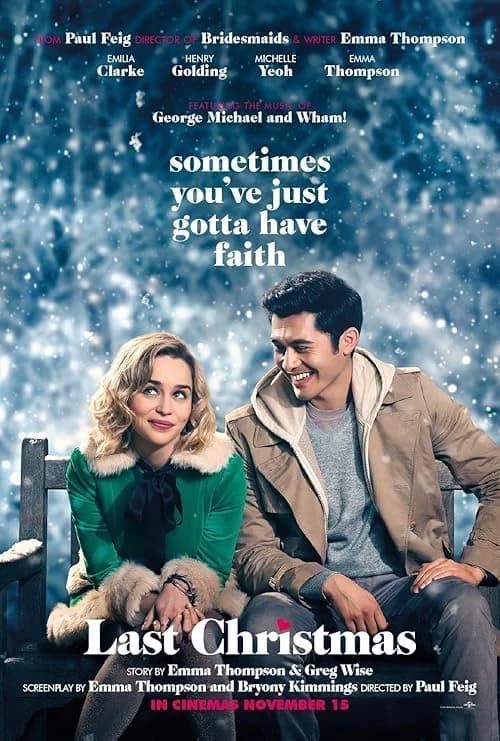 Last Christmas film posteri