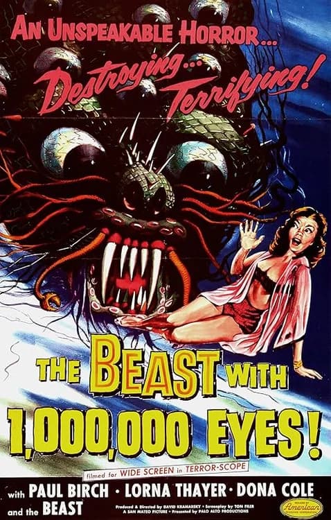The Beast with a Million Eyes film posteri