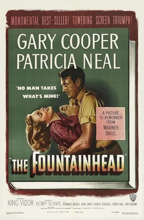 The Fountainhead film posteri
