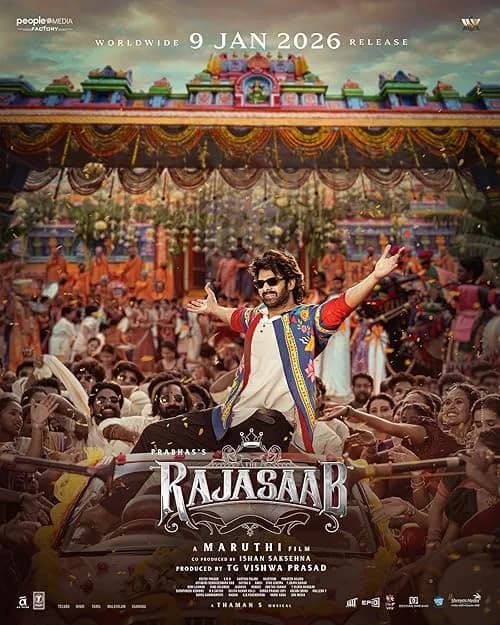 The Raja Saab film posteri