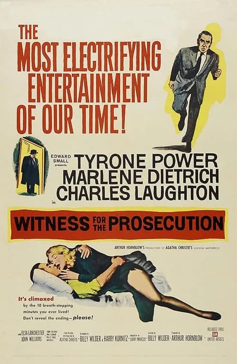 Witness for the Prosecution film posteri