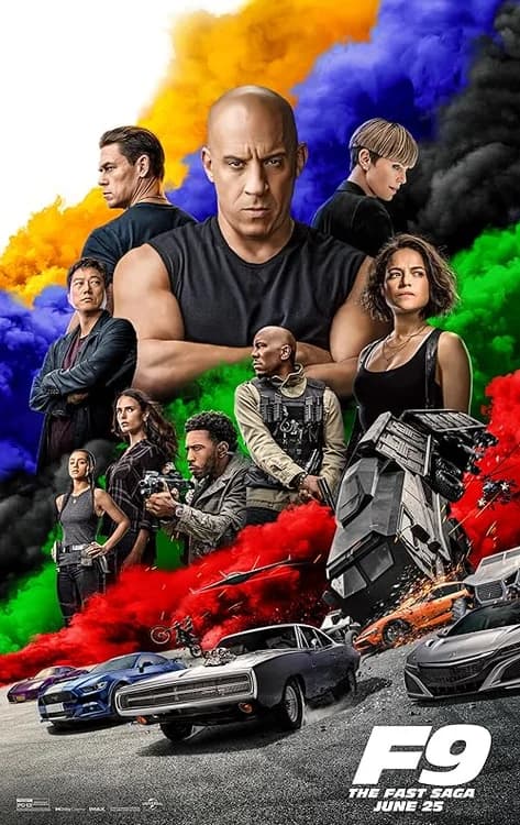 F9: The Fast Saga film posteri